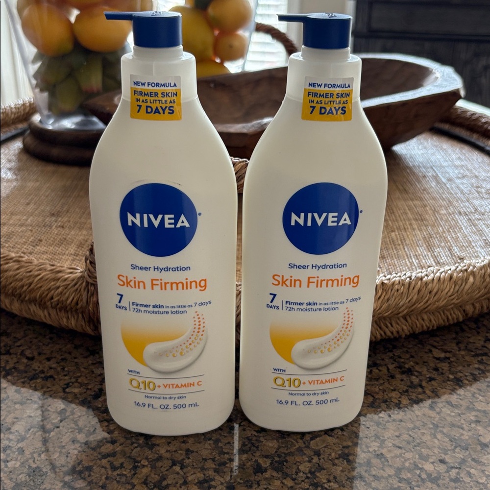 Nivea Skin Firming Sheer Hydration Lotion Bundle NWT